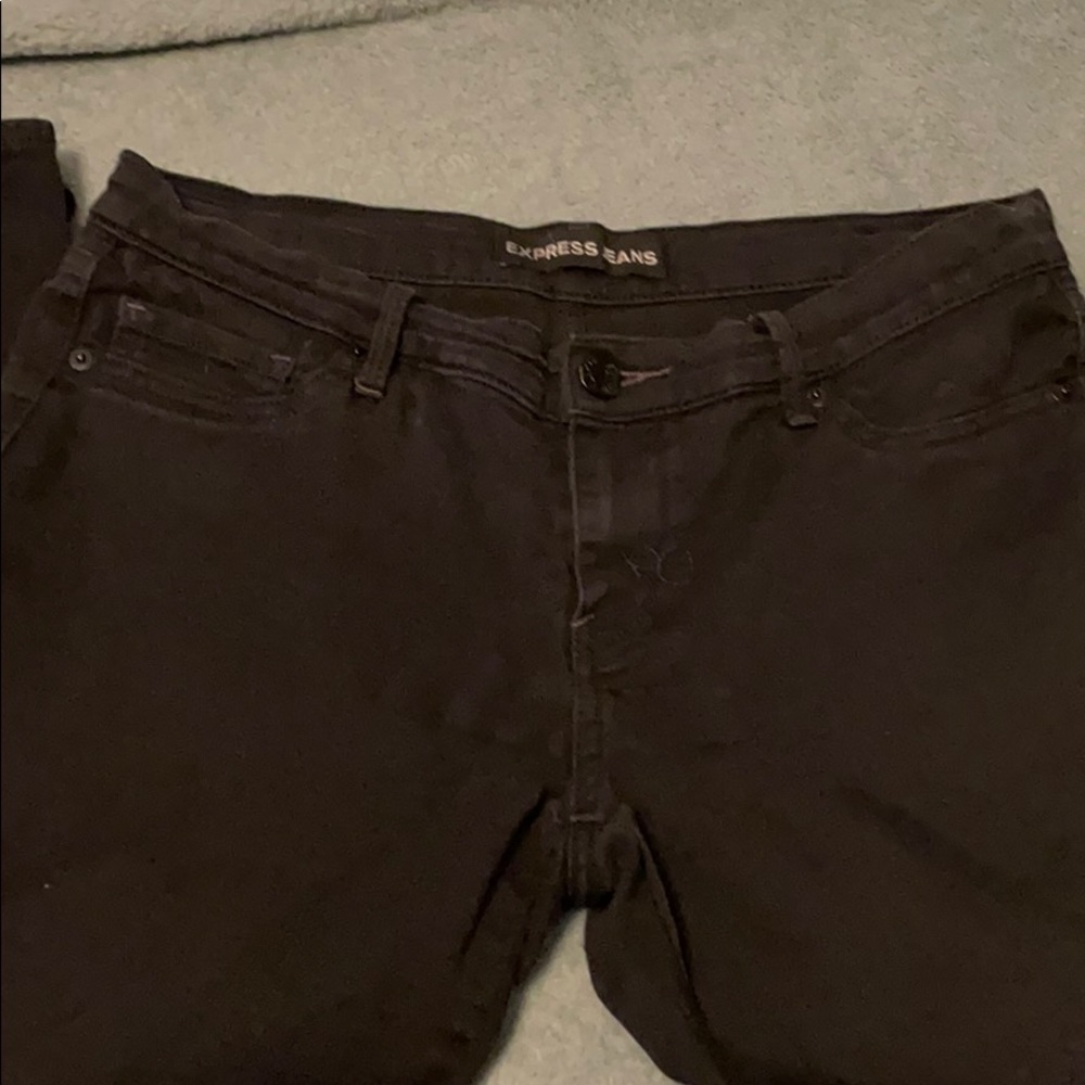 Express skinny jeans low rise final price